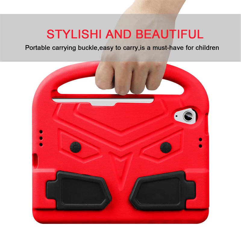 Sparrow iPad Case Kids Safe Shockproof Handle Stand Cover For Mini6-Red