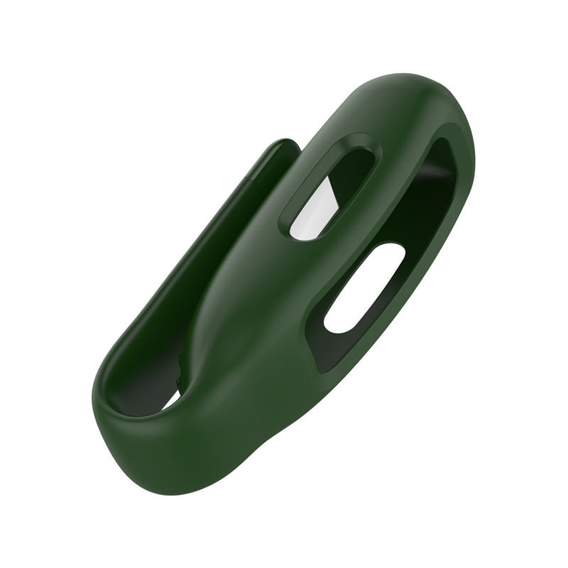 Soft Silicone Clip Holder Replacement for Fitbit Inspire 2 Sport-Army Green