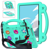 Strawberry Tablet Case with Handle Stand Full Protection Cover for Huawei MatePad T10s 10.1/ T10 9.7 Inch-MintGreen