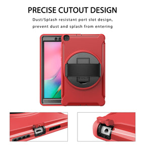 Spider Man 3-Layer Heavy Duty Case For Samsung Tab A 8inch (2019) T290/T295-Red