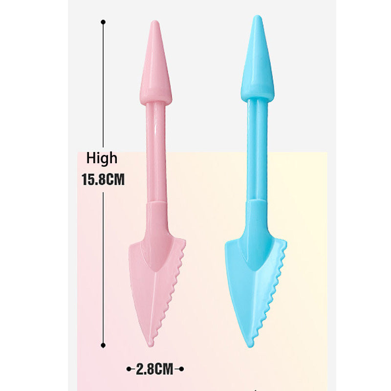 Home & Living2 Packs Succulent Transplanting Miniature Fairy Planting Mini Garden Hand Tools Set for Gardening Plant Care -Blue