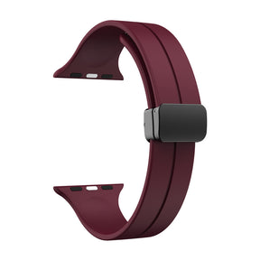 Magnetic Sports Band with Quick Release Soft Silicone for Apple Watch-11