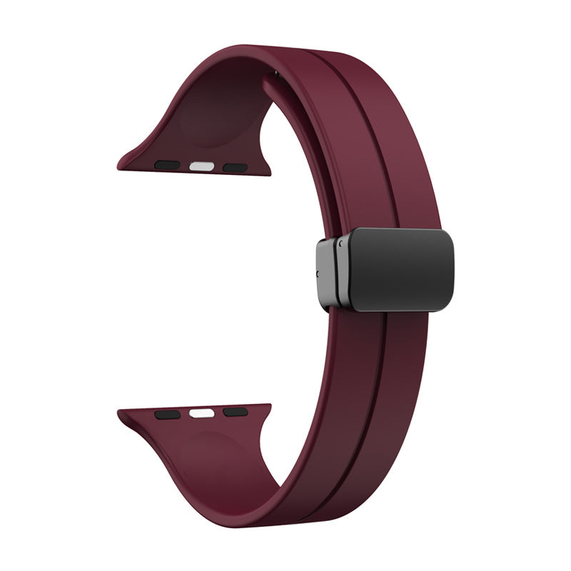 Magnetic Sports Band with Quick Release Soft Silicone for Apple Watch-11