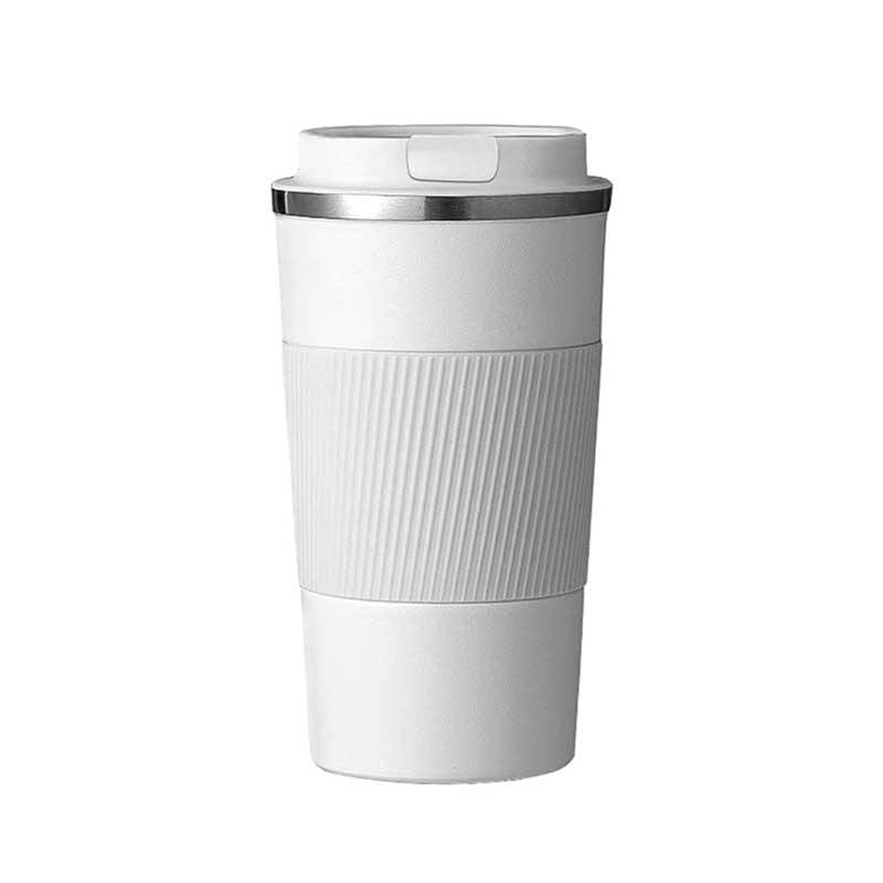 Coffee Mug Stainless Steel Vacuum Insulated Cup for Home Outdoor-White