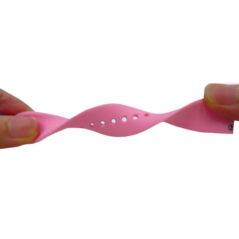 FKGJ 20MM Silicone Watch Bands Quick Release Strap Replacement Wristband For Samsung For Women-Pink