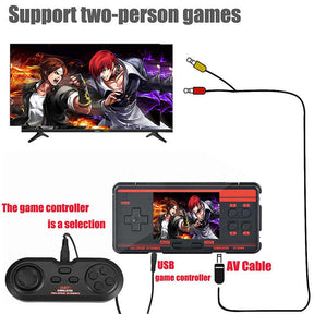 3.0 in Screen Handheld Game Console with 5000 Classic Games Support Double Battle-Black