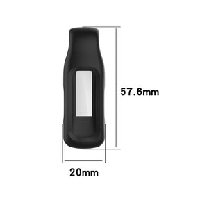 Soft Silicone Clip Holder Replacement for Fitbit Inspire 2 Sport-White