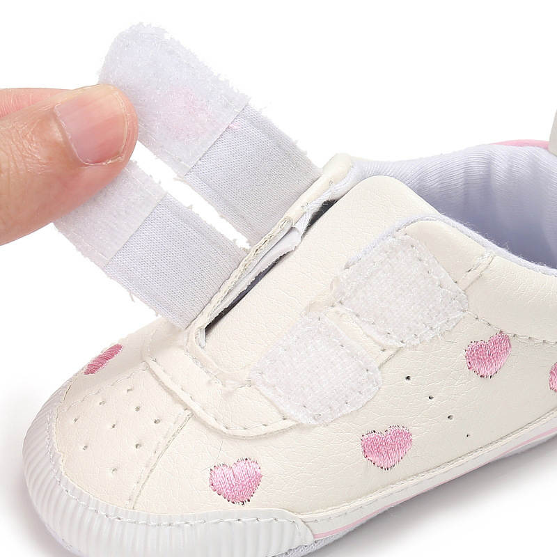 Baby Boys Girls Shoes Non-slip Velcro Sneakers Toddler First Walkers Shoes-LovePink