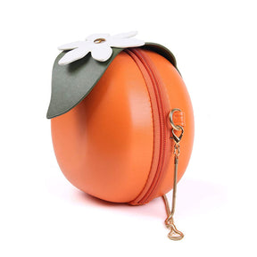 New Cute Fruits Orange Crossbody Bags Chain Shoulder Bag