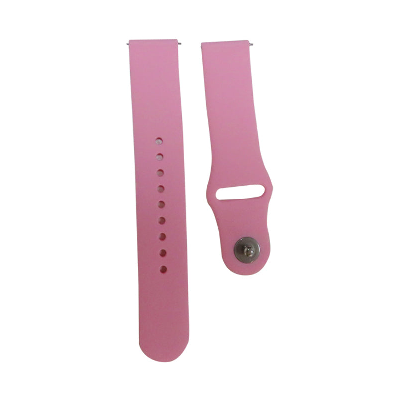 FKGJ 20MM Silicone Watch Bands Quick Release Strap Replacement Wristband For Samsung For Women-Pink