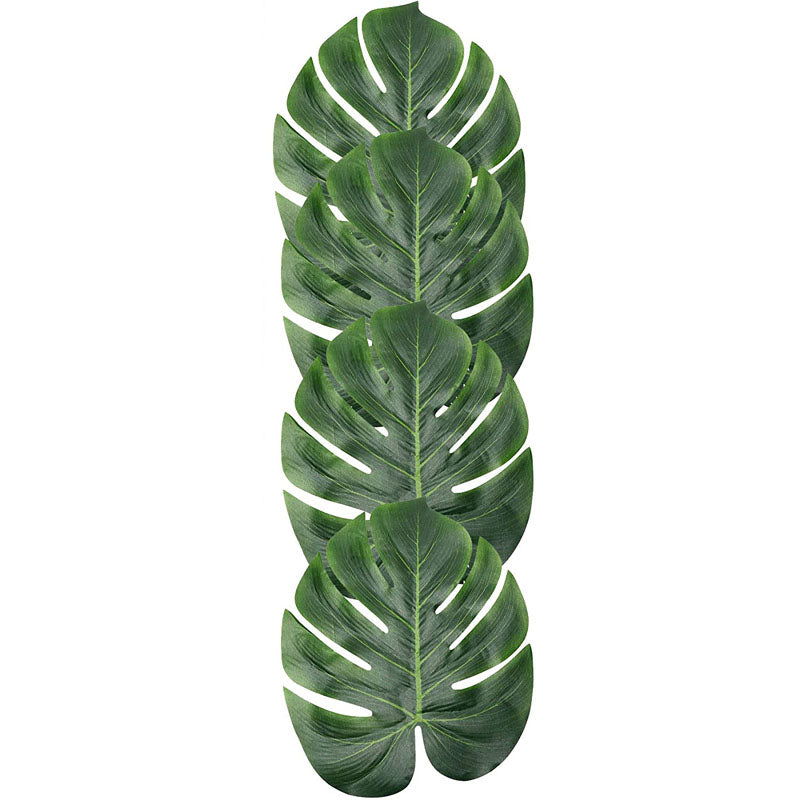 Artificial Tropical Palm Leaves Safari Birthday Decorations Faux Leaf Jungle Hawaiian Party DecorationsTheme Decorations