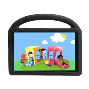 Wheel Samsung Tablet Case For Tab A 10.1 T510/T515(2019) Shockproof Stand Cover With Handle Stand-Black