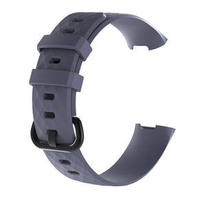 Watch Band For Fitbit Charge 3 Smart Watch Replacement Accessories-Gray