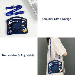 Astronaut Tablet Case For Samsung A7/A8/S6 Shockproof with 360° Rotating Stand