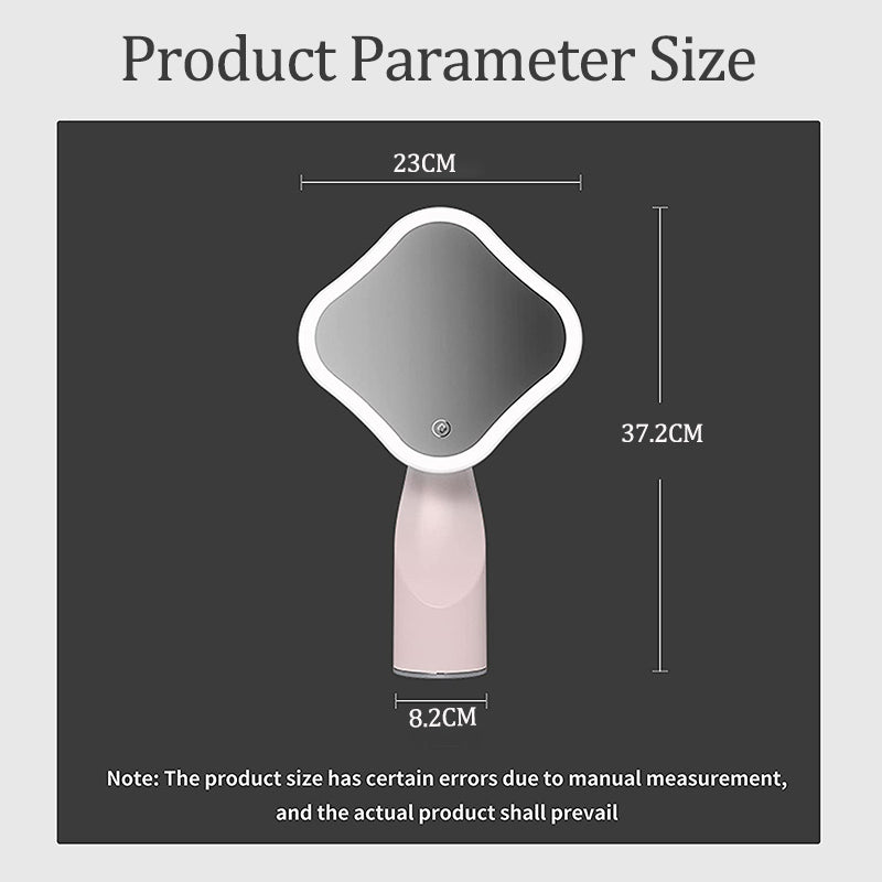 Home & LivingPortable LED Lighted Makeup Mirror-Pink