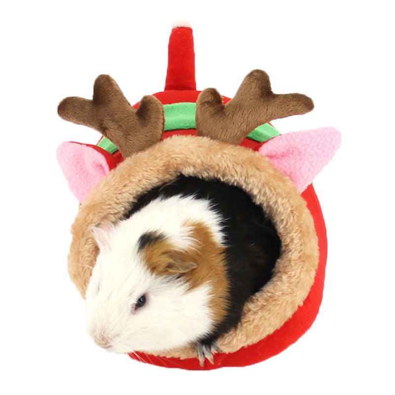 Animal Bed Guinea Pig Cage Habitat-Christmas Elk