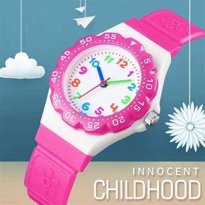 Girls Waterproof Quartz Watch Fashion Watch-RoseRed