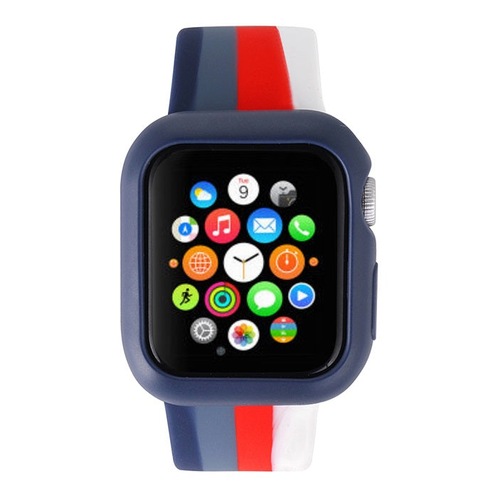 Colorful Silicone Sport Watch Band For Apple iWatch Series-06