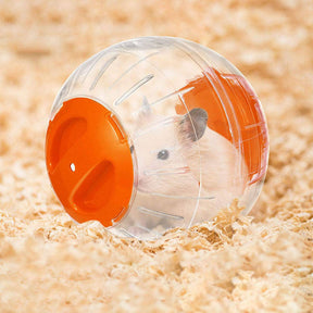 Cute Hamster Running Ball Silent Exercise Wheel-Orange