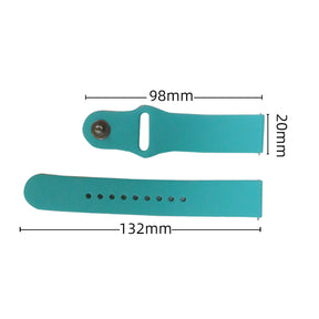 FKGJ 20MM Silicone Watch Bands Quick Release Strap Replacement Wristband For Samsung For Women-Mint Green