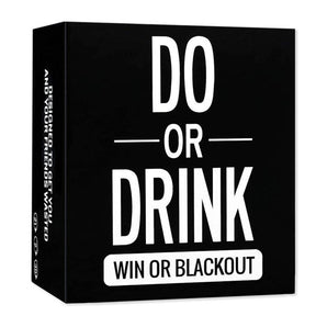 Do or Drink Party Card Game for Camping College Party Funny for Men & Women