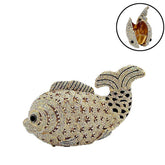 Mini Women Fish Evening Bags Crystal Clutch Purse Rhinestone Handbags with Chain-9