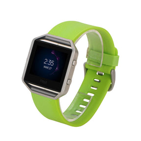 Replacement Sport Silicone Strap for Fitbit Blaze Watch Band-Green