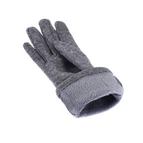 3 Pairs Women Winter Gloves Warm Touchscreen Windproof Gloves-BlackGrayWine Red