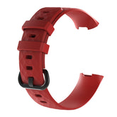 Watch Band For Fitbit Charge 3 Smart Watch Replacement Accessories-Red