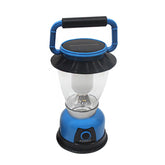 Solar LED Camping Light Dimmable Water-Resistant Lantern for Emergency-Blue
