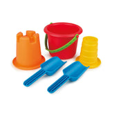 5 in 1 Beach Toy Set for Kids With 3 Bucket and 2 Shovels