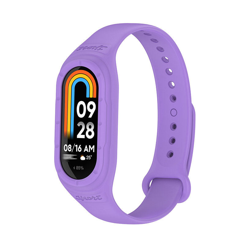 Silicone Watchband with Protective Case Shockproof for Mi 8 Watch-6