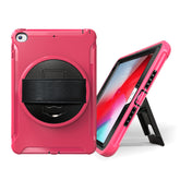 Spider Man 3-Layer Multi-Function Case Hand Strap Tablet Shell 7.9 inch For iPad Mini 4/5-Rose Red