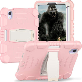 KingKong iPad Case For iPad Mini 6 Three-Layer With Holder-SakuraPink