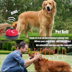 Pet Training Bells 2 Pcs Dog Bells for Potty Training and Communication Device-White+Red