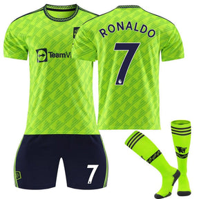 RONALDO #7 Manchester United Second Away Shirt 2022/23 Adult Kids Football Kit