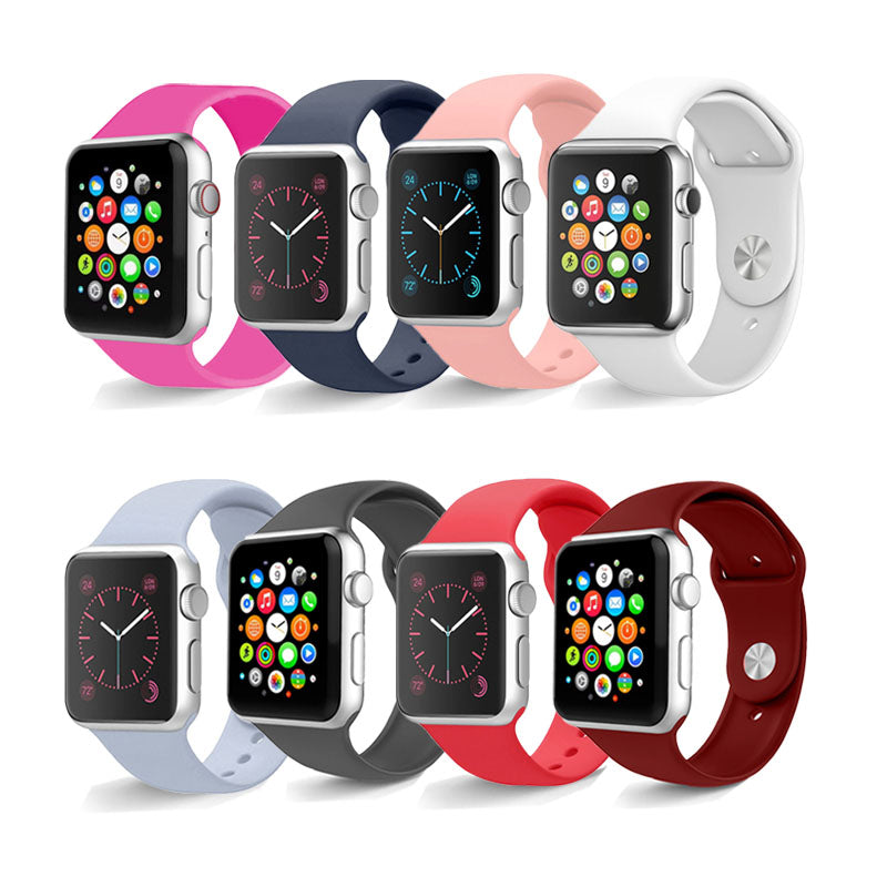 8 Packs A Sport Watch Band For Apple iWatch Series