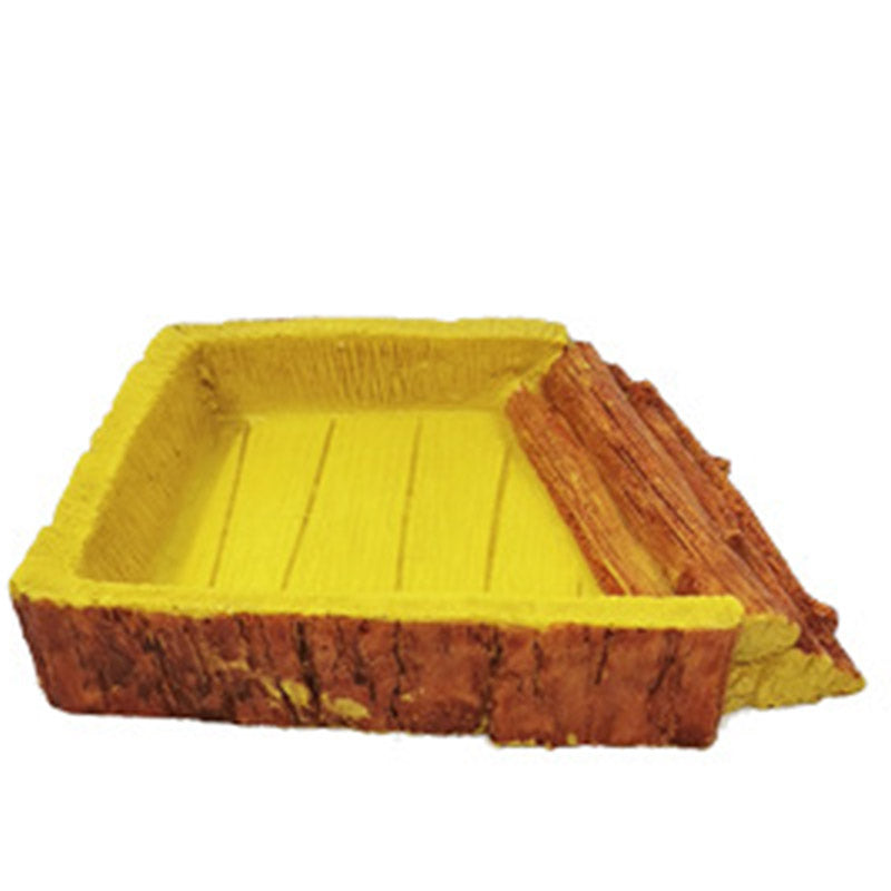 Reptile Food Bowl Habitat Breeding Box for Amphibians-GD019