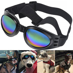 Dog Goggles Eye Wear Protection Waterproof Pet Sunglasses for Dogs About Over 6 KG-Black