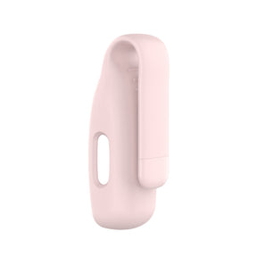 Soft Silicone Clip Holder Replacement for Fitbit Inspire 2 Sport-Rose Pink