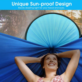 Large Camping Pop-up Parachute Hammock with Mosquito Net-Camou