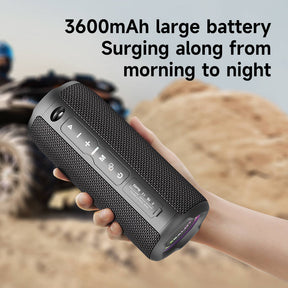 Bluetooth Speaker 20W High Power Wireless Stereo Sound Dual Horn-Black