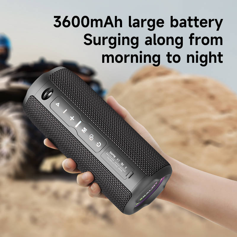 Bluetooth Speaker 20W High Power Wireless Stereo Sound Dual Horn-Black