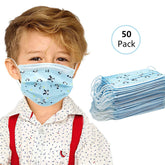 50Pcs Disposbale Face Mask For Kid-Blue Panda