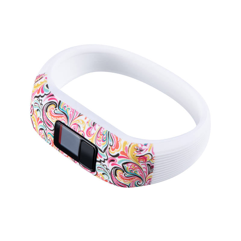 Soft Silicone Replacement Watchband for Garmin Vivofit Vivofit 3/Vivofit JR/JR 2 Band for Kids Women Men-Color2