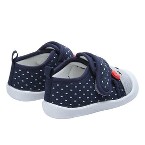 Girls Boys Breathable Non-Slip Sneakers First Walkers Shoes-Navy