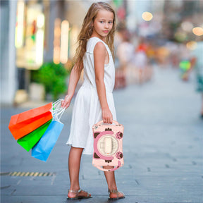 CatA iPad Silicone Case For iPad 10.2 Air10.5 Pro10.5 Built-in Handle Stand With a Strap-Pink