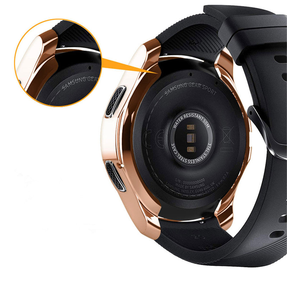 TPU Soft FrameCover For Samsung Galaxy Gear S3 42mm/46mm-Rose Gold