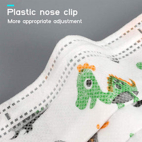 50Pcs Disposable Face Masks-Dinosaur