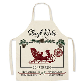 Adults Kids Christmas Decoration Apron For Baking Crafting Gardening-A2